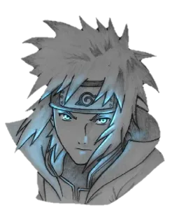 😡 Minato Namikaze Naruto аниме, наруто, минато, намикадзе, персонаж telegram sticker