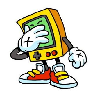 🤦‍♂️ игра, консоль, мультфильм, ретро, гейминг, винтаж, веселье, персонаж whatsapp sticker
