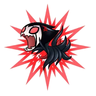 👿 Grimm Hollow Knight grimm, hollow knight, angry, video game, monster telegram sticker