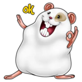 👌 ok hamster, ok, approval, animal, rodent, cute telegram sticker