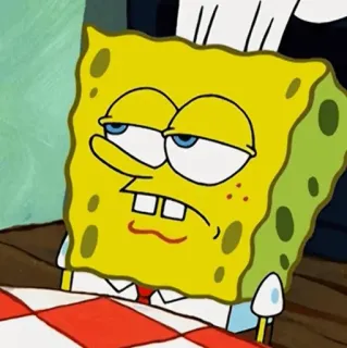 🍔 Spongebob Bob l'éponge, Dessin animé, Animation, Nickelodeon, Squarepants, Bob l'éponge, Personnage telegram sticker
