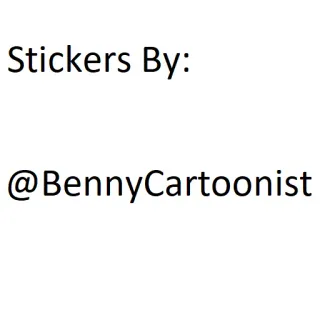 👌 Stickers By: @BennyCartoonist Cartoonist, Sticker, Kunst, BennyCartoonist telegram sticker