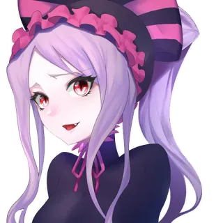 😅 Shalltear Bloodfallen Overlord Anime, Vampiro, Shalltear, Overlord, Gótico, Garota Anime telegram sticker
