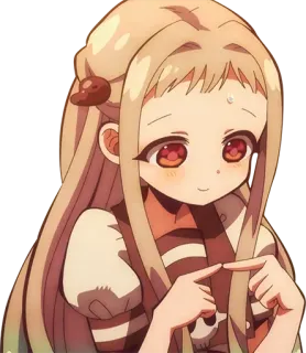 😳 Nene Yashiro Toilet-bound Hanako-kun Anime, Manga, Nene Yashiro, Hanako-kun del baño, Personaje, Lindo, Kawaii telegram sticker