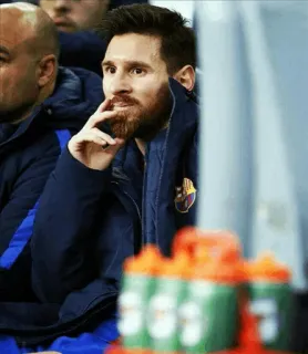 😕 Lionel Messi футбол, Лионель Месси, спорт, ФК Барселона telegram sticker