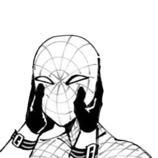 😊 Spider-Man Spider-Man, Marvel, Cómics, Superhéroe, Peter Parker telegram sticker