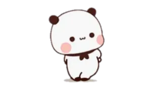 🍩 Panda, Süß, Bär, Kawaii, Aufkleber telegram sticker