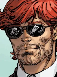 🕶 Daredevil Draufgänger, Marvel, Comics, Matt Murdock, Superheld telegram sticker