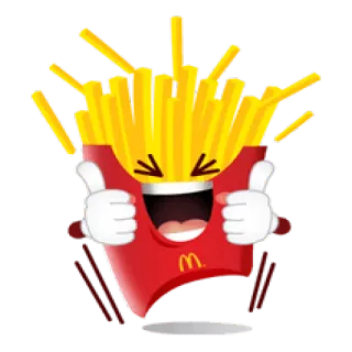 McDonald’s @stickers4 whatsapp stickers