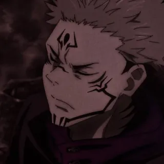 👹 Sukuna Jujutsu Kaisen Anime, Manga, Fluchgeist, Sukuna, Jujutsu Kaisen whatsapp sticker