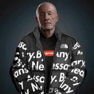 😎 Mike Ehrmantraut Breaking Bad Mike Ehrmantraut, Breaking Bad, Better Call Saul, Meme, Drip, Hypebeast whatsapp sticker