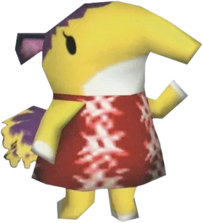 🐜 Anabelle Animal Crossing animal crossing, ameisenbär, anabelle, videospiel, cartoon, süß telegram sticker