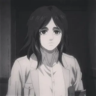 ❤️ Pieck Finger Attack on Titan アニメ, マンガ, ピーク・フィンガー, 進撃の巨人 telegram sticker