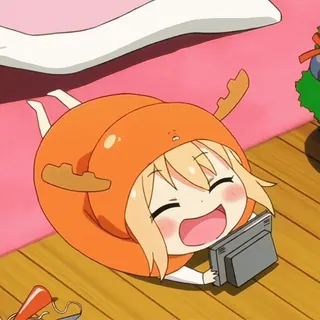 😎 Umaru Doma Himouto! Umaru-chan telegram sticker
