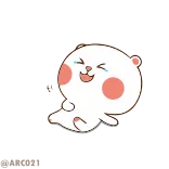 😂 곰, 만화, 행복, 귀여운, 웃음 telegram sticker