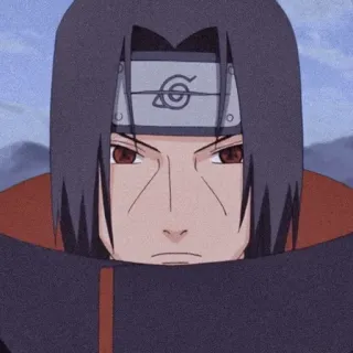 🎼 Itachi Naruto Аниме, Манга, Ниндзя, Итачи, Наруто, Шаринган telegram sticker