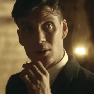 🚬 Tommy Shelby Peaky Blinders Peaky Blinders, Tommy Shelby, Cillian Murphy, Serial TV, Postać, Gangster telegram sticker