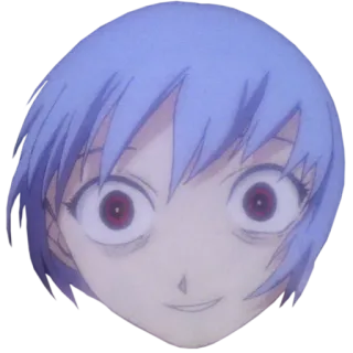 😄 Rei Ayanami Neon Genesis Evangelion Anime, Rei Ayanami, Neon Genesis Evangelion, Mangá, Sticker whatsapp sticker