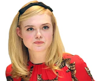 😖 femme, cheveux blonds, portrait, actrice, personne, féminin telegram sticker