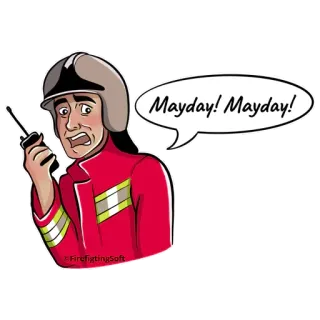 Firefighter telegram stickers