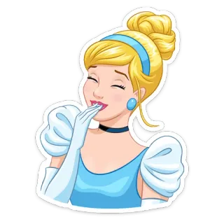 😄 Cinderella Dibujos animados, Disney, Princesa, Cuento de hadas, Personaje whatsapp sticker