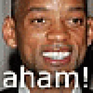 😊 Will Smith aham! will smith, meme, aham, celebridad, actor telegram sticker