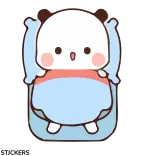🙃 cute, cartoon, animal, character, kawaii telegram sticker