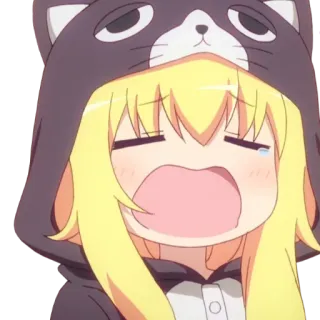 😴 anime, cartoon, sad, crying, cute, character telegram sticker