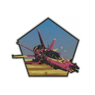 🛰 spaceship, vehicle, futuristic, science fiction, space, desert telegram sticker