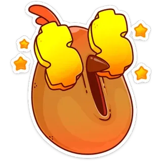 💰 dibujo animado, pegatina, pájaro, animal, personaje telegram sticker