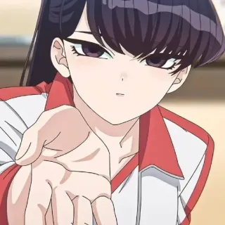 💈 Komi Shouko Komi Can't Communicate Anime, Komi Can't Communicate, Komi Shouko, Linda, Chica telegram sticker