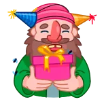 Tramp telegram stickers