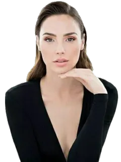 😕 Gal Gadot actriz, mujer, celebridad, retrato telegram sticker