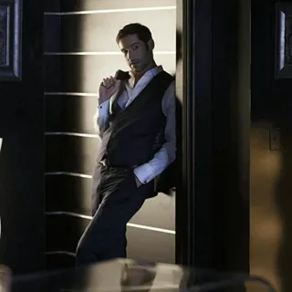 😏 Lucifer Люцифер Морнингстар, Том Эллис, Сериал, Демон, Дьявол telegram sticker