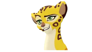 😬 léopard, animal, dessin animé, faune, personnage telegram sticker