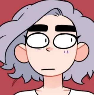 ☁️ cartone animato, personaggio, donna, illustrazione telegram sticker