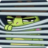 🥷 Schildkröte, Jalousien, schauen, Cartoon, Reptil telegram sticker