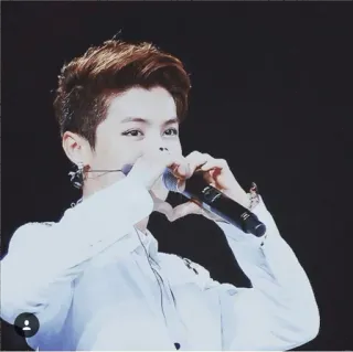 🖤 mężczyzna, piosenkarz, wykonawca, mikrofon, idol, k-pop, artysta telegram sticker