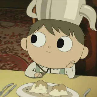 🍫 Wirt Over the Garden Wall 卡通, 动画, 花园墙外, 沃特, 角色, 电视剧 telegram sticker