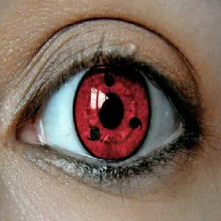 🍲 mata, merah, softlens, sharingan, anime, cosplay telegram sticker