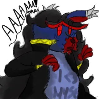 😱 I <3 MYSELF dễ thương, nhân vật, yêu bản thân, hoạt hình telegram sticker
