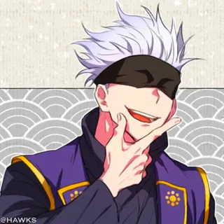 🌐 Satoru Gojo Jujutsu Kaisen Anime, Manga, Personnage, Gojo, Jujutsu Kaisen telegram sticker