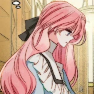 🎀 Anime, Manga, Pinke Haare, Weiblich telegram sticker