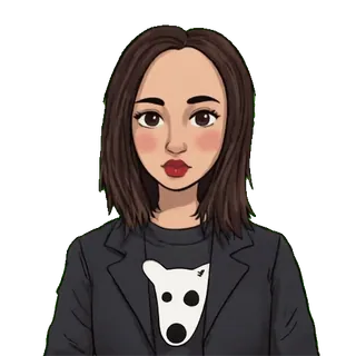 😘 ภาพเหมือน, การ์ตูน, ผู้หญิง, ตัวละคร, สติกเกอร์ telegram sticker