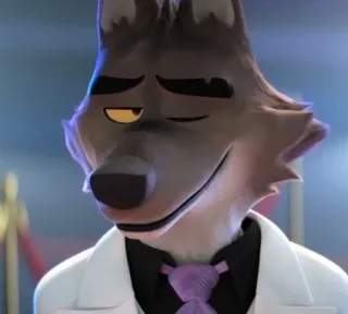 😉 Mr. Wolf The Bad Guys wolf, die Gangster Gang, Cartoon, animiert, Figur telegram sticker