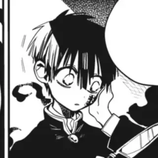 🥢 Yugi Amane Toilet-bound Hanako-kun anime, manga, hanako kun, toilet bound hanako kun, ghost, supernatural telegram sticker