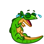Green Lezard whatsapp stickers