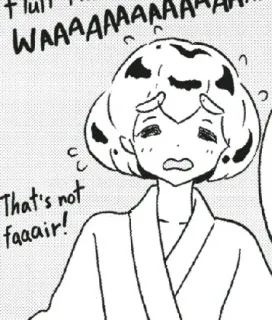 😭 That's not faaair! Anime, Manga, Traurig, Weinend, Ungerecht telegram sticker