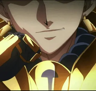 ✨ Gilgamesh Fate/stay night Anime, Gilgamesh, Fate, Archer, Król, Złoto telegram sticker