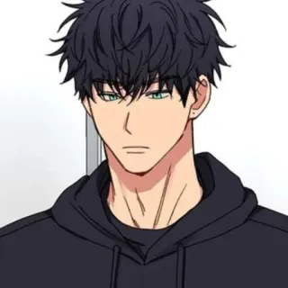 🌟 uomo, anime, cartone animato, personaggio, ritratto telegram sticker